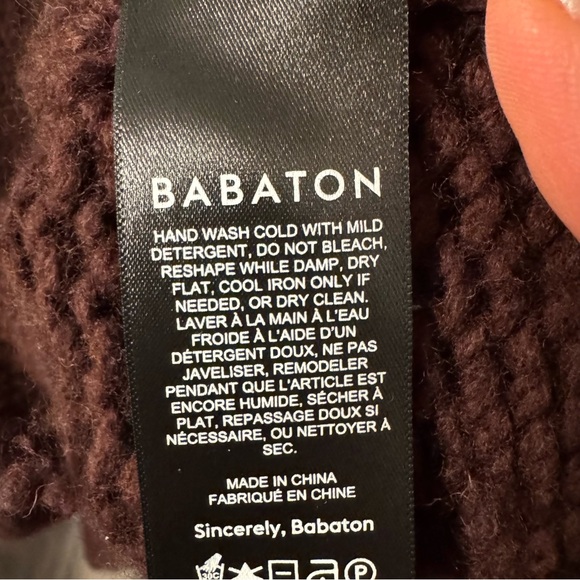 Babaton wool sweater size L - Picture 4 of 8